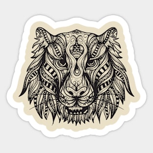 Mandala Tiger Sticker